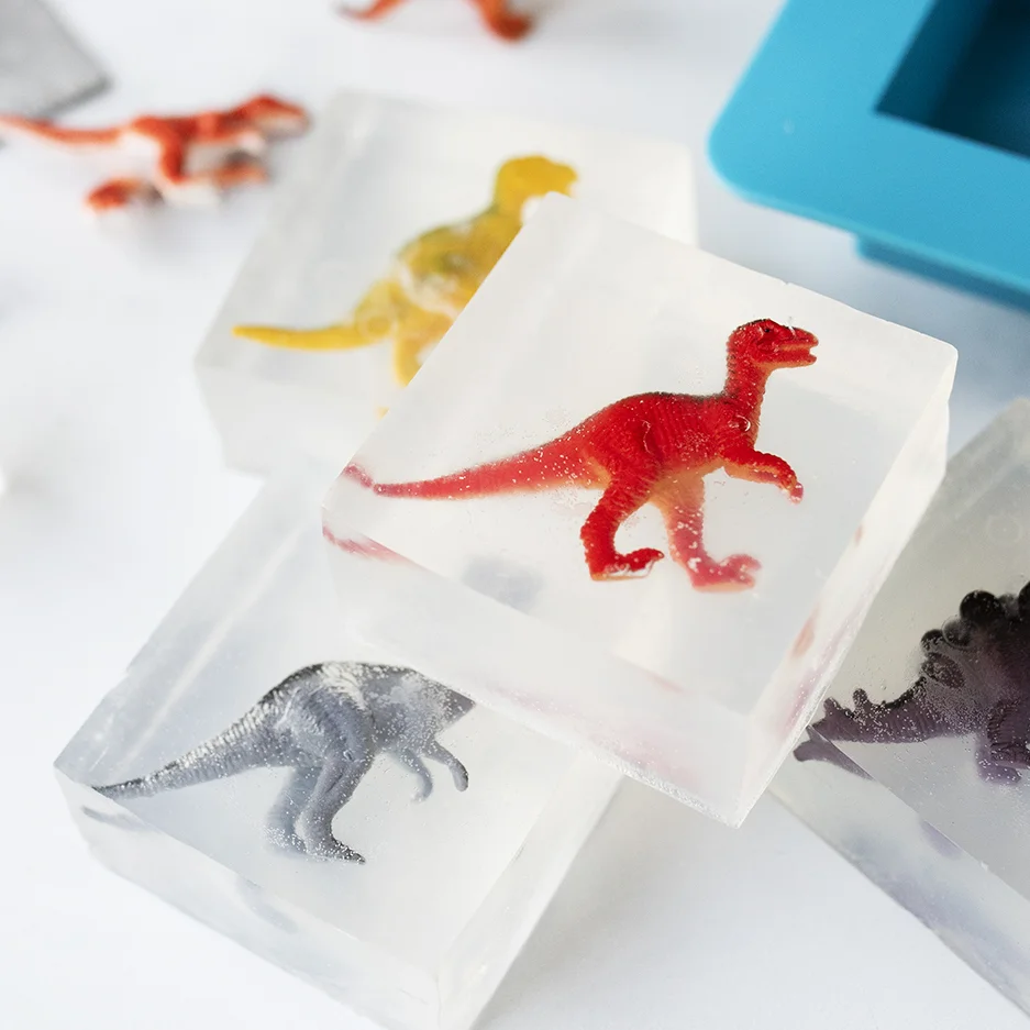 Dinosaur embed hand soaps