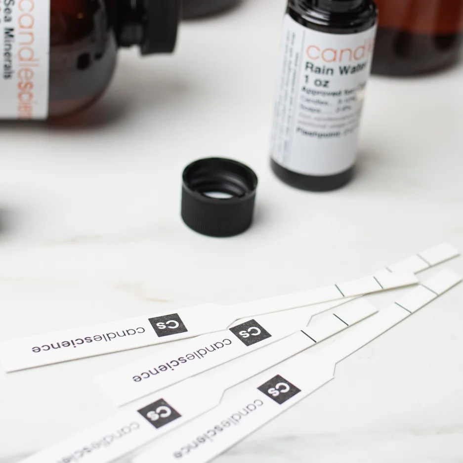 CandleScience blotter strips and fragrance oils